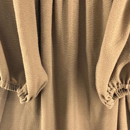  VERMEL par iena ジョーゼットワンピース ロング パフスリーブ IENA