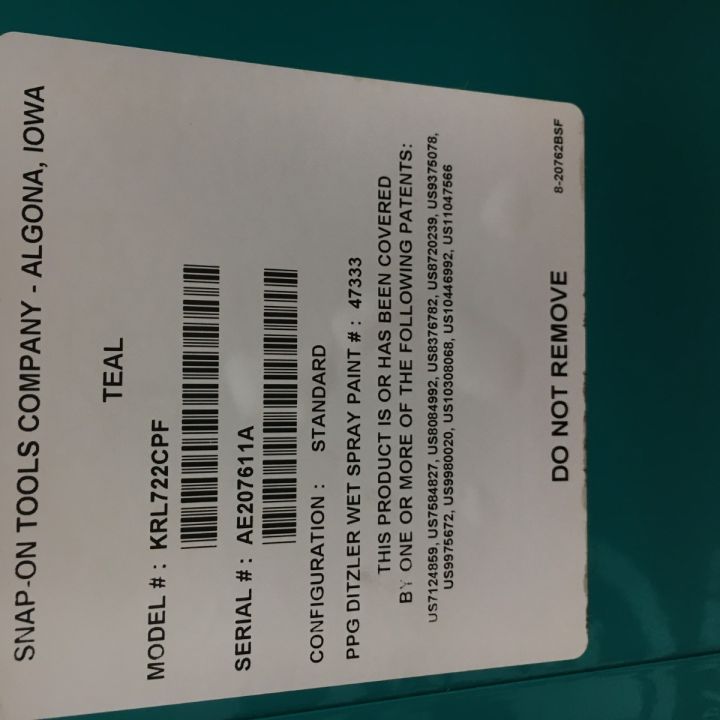 Snap-on スナップオン 【店頭引取限定】工具箱 ツールボックス