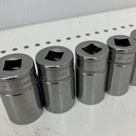  Snap-on スナップオン 3/8dr 6角セミディープソケット FSMS8/9/10/11/12/13/14/15/16/17/18/19