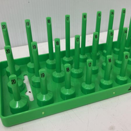  Snap-on スナップオン  3/8 ソケットホルダー　3列　メトリック　グリーン KA383METGN グリーン