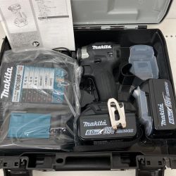 △△ MAKITA マキタ インパクトドライバ 18V 充電器 充電池×2 ケース付   TD173DRGXB ブラック Sランク