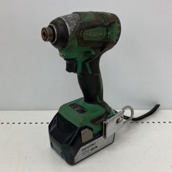 △△ HiKOKI ハイコーキ 18v　インパクトドライバ　充電池1個付  WH18DB グリーン Cランク