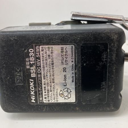  HiKOKI ハイコーキ 18v　インパクトドライバ　充電池1個付  WH18DB グリーン