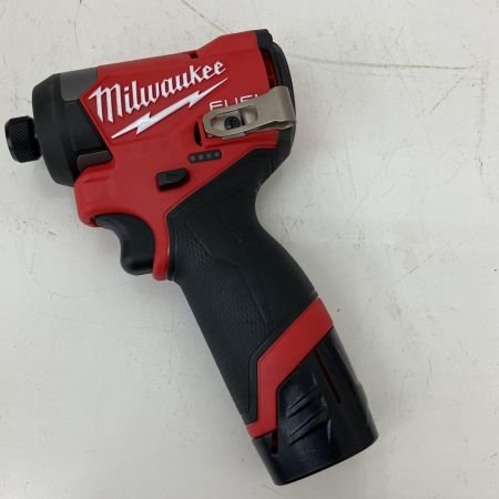  Milwaukee 12v インパクトドライバ　バッテリー1個付き M12 Fuel レッド