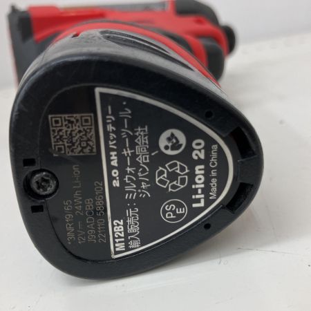  Milwaukee 12v インパクトドライバ　バッテリー1個付き M12 Fuel レッド