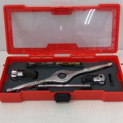 △△ Snap-on スナップオン タップ＆ダイス ドライブツール 7点セット レッド Aランク