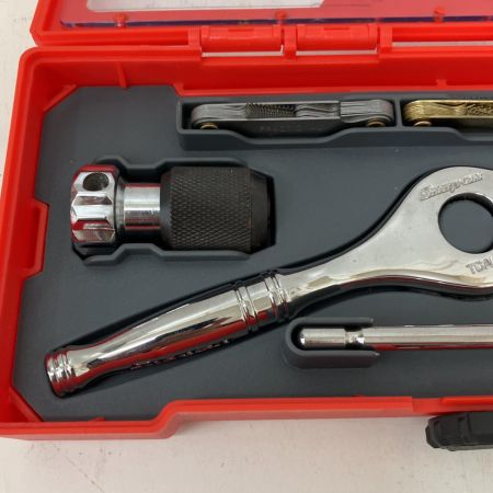  Snap-on スナップオン タップ＆ダイス ドライブツール 7点セット レッド
