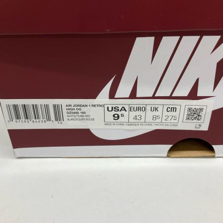  NIKE ナイキ Nike Air Jordan 1 Retro High OG  Artisanal Red 27.5cm DZ5485-160