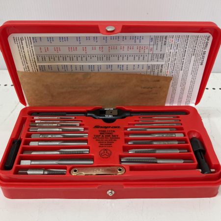  Snap-on スナップオン タップ&ダイスセット　ハンドタップ TDM-117A