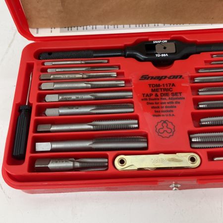  Snap-on スナップオン タップ&ダイスセット　ハンドタップ TDM-117A