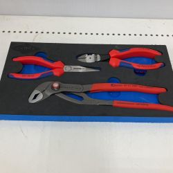 △△ KNIPEX クニペックス コブララジオペンチニッパー3PCセット KNI031SET Aランク