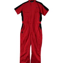 △△ Snap-on スナップオン 半袖 作業用 つなぎ　Lサイズ レッド Aランク