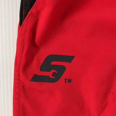  Snap-on スナップオン 半袖 作業用 つなぎ　Lサイズ レッド