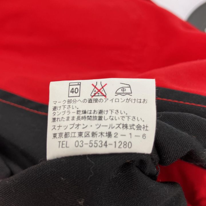 Snap-on スナップオン 半袖 作業用 つなぎ Lサイズ レッド - 中古工具