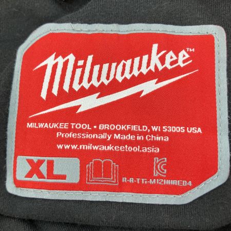  Milwaukee 加熱ジャケット M12 ヒートフーディー XL +バッテリー レッド
