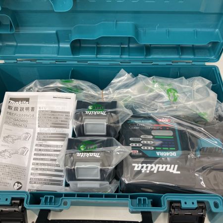  MAKITA マキタ 40V　125mm　充電式ディスクグラインダ　 GA047GRMX