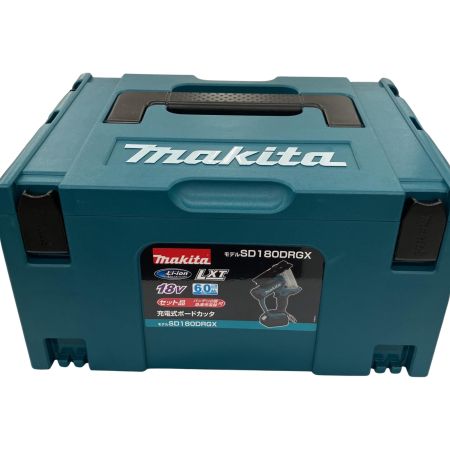  MAKITA マキタ 18V充電式ボードカッタ　フルセット(6.0Ahバッテリー×2、充電器DC18RC、ケース付)  SD180DRGX