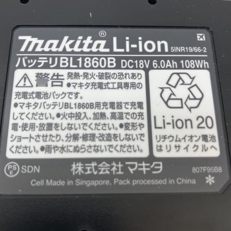  MAKITA マキタ 18V 6ah バッテリー BL1860B