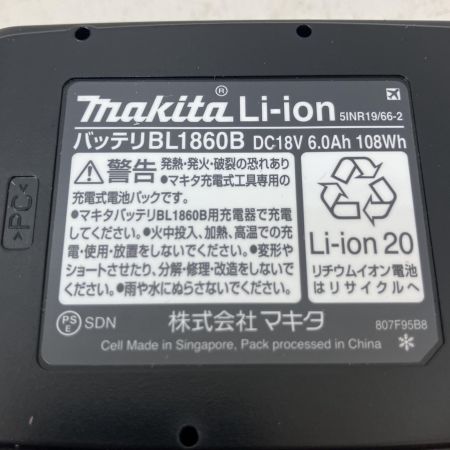  MAKITA マキタ 18V 6ah バッテリー BL1860B