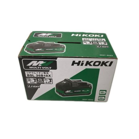 HiKOKI ハイコーキ 36Vバッテリー BSL36B18X 未使用品