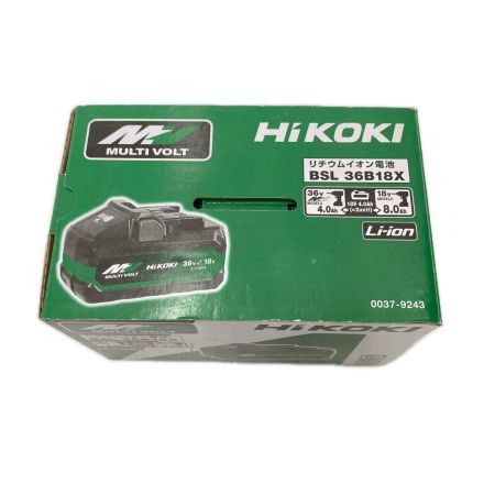 HiKOKI ハイコーキ 36Vバッテリー BSL36B18X 未使用品
