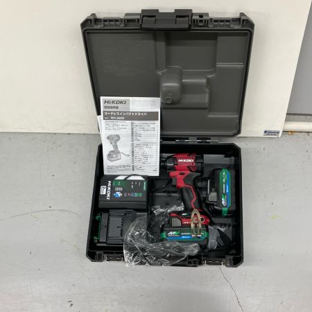 HiKOKI ハイコーキ  インパクトドライバ  付属品完備 コードレス式 18v J4503533 WH36DD レッド
