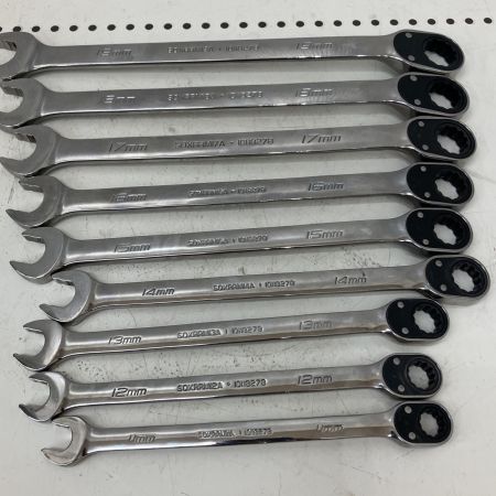 Snap-on スナップオン 切り替え式　ラチェットコンビネーション SOXRRM11～SOXRRM19 9本ｾｯﾄ