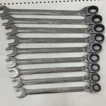  Snap-on スナップオン 切り替え式　ラチェットコンビネーション SOXRRM11～SOXRRM19 9本ｾｯﾄ