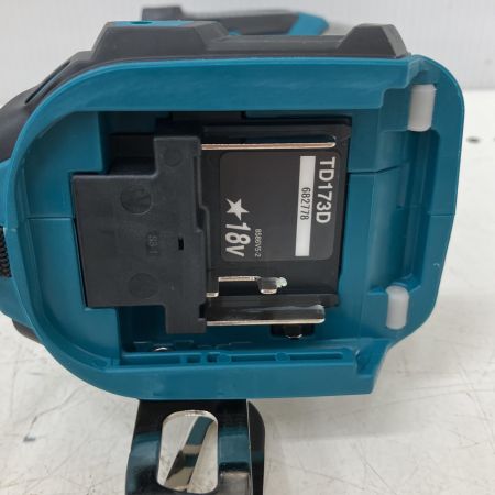  MAKITA マキタ 18V 充電式インパクトドライバ　本体のみ TD173DRGX ブルー