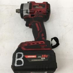 △△ ASTRO PRODUCTS アストロプロダクツ 12.7mm　充電式インパクトレンチ IW876-350N-S レッド 18v 充電池1個付 Bランク