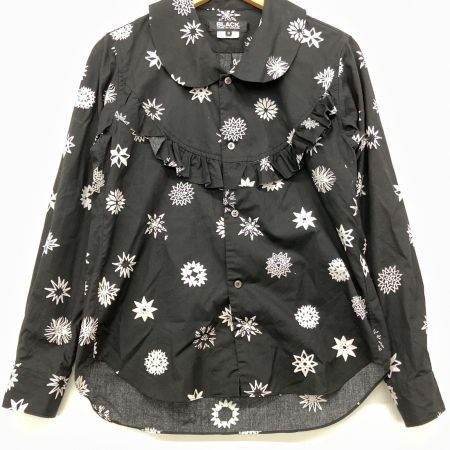 COMME des GARCONS コムデギャルソン フリルブラウス AD2023 sizeS 1M-B013-052 ブラック