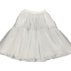 △△ COMME des GARCONS GIRL チュールスカート SIZE S AD2024 NZ-S013 ホワイト Aランク