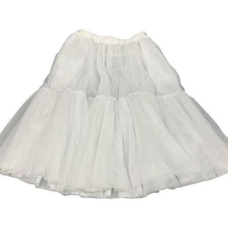  COMME des GARCONS GIRL チュールスカート SIZE S AD2024 NZ-S013 ホワイト