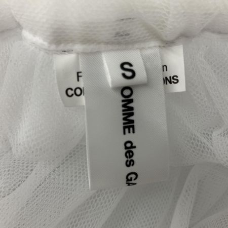  COMME des GARCONS GIRL チュールスカート SIZE S AD2024 NZ-S013 ホワイト