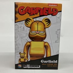 △△  BE@RBRICK GARFIELD GOLD CHROME Ver. 100％ & 400％ Sランク