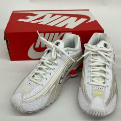 △△ NIKE ナイキ スニーカー Wmns Shox R4 AR3565-103 ホワイト Bランク