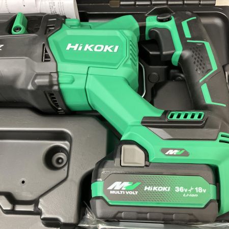  HiKOKI ハイコーキ 36V 充電式セーバソー　バッテリBSL36A18X×1、充電器UC18YDL2、ケース付 CR36DAXPZ