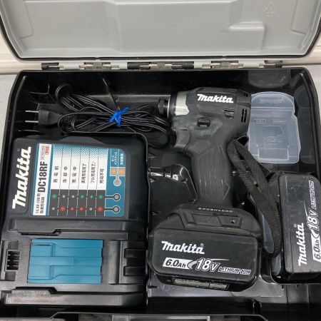  MAKITA マキタ インパクトドライバ 18v 充電器・充電池2個・ケース付  TD173DRGXB ブラック