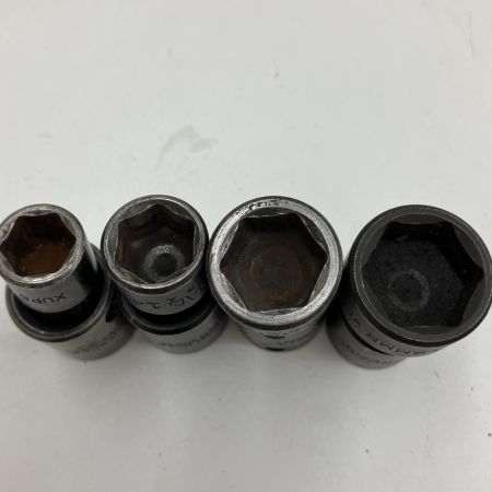  MAC TOOLS マック 3/8DR インパクトユニバーサルソケット 12mmr/14mmr/17mmr/19mmr ブラック