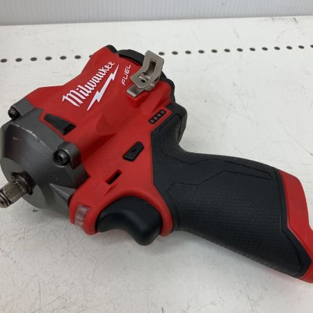  Milwaukee 12v　インパクトレンチ　本体のみ　 M12 FIW38 レッド