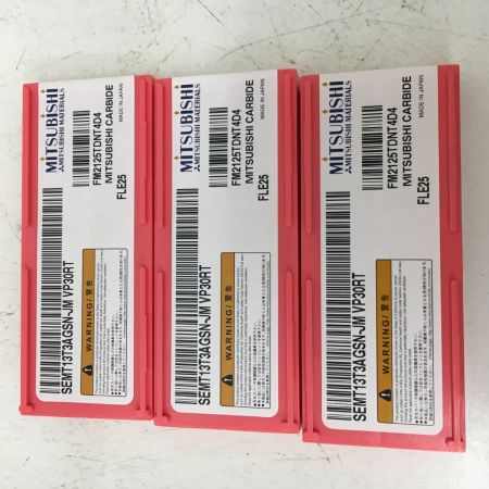  MITSUBISHI ミツビシ カッター用インサート SEMT13T3AGSN-JM-VP30RT 10個入×5セット 未開封品