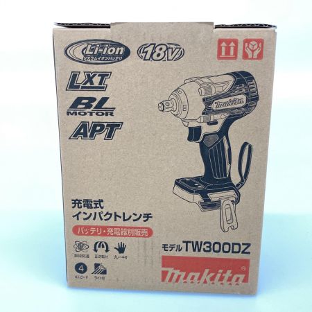  MAKITA マキタ 充電式インパクトレンチ 18v 本体のみ TW300DZ ブルー