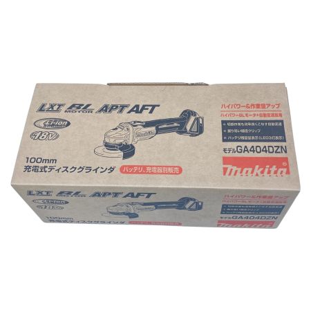  MAKITA マキタ 100mm 充電式ディスクグラインダー 18v 本体のみ 2025年製 GA404DZN ブルー