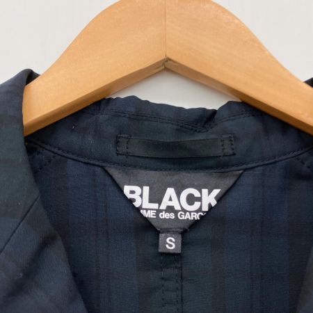  BLACK COMME des GARCONS 再構成 燕尾服風ジャケット チェック S  AD2021 1H-J016