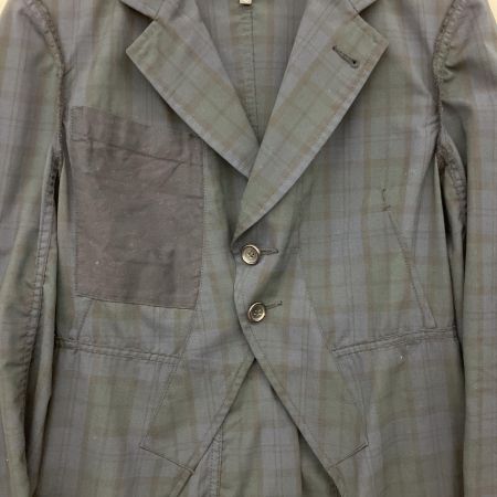  BLACK COMME des GARCONS 再構成 燕尾服風ジャケット チェック S  AD2021 1H-J016