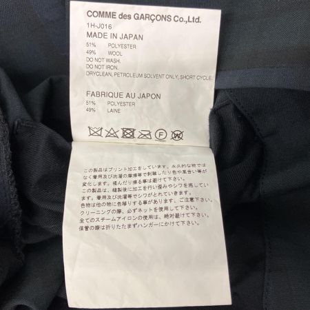  BLACK COMME des GARCONS 再構成 燕尾服風ジャケット チェック S  AD2021 1H-J016