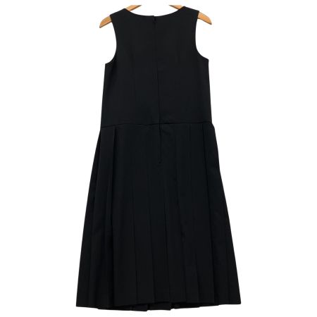  BLACK COMME des GARCONS AD2022 ハートスタッズ プリーツロングワンピース  XS AD2022 1J-O006 ブラック