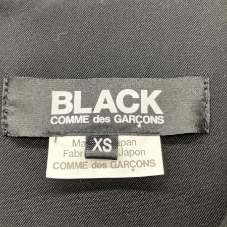  BLACK COMME des GARCONS AD2022 ハートスタッズ プリーツロングワンピース  XS AD2022 1J-O006 ブラック