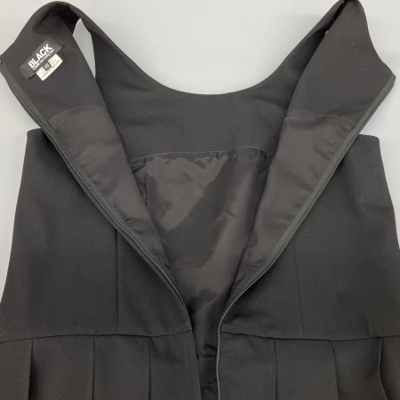  BLACK COMME des GARCONS AD2022 ハートスタッズ プリーツロングワンピース  XS AD2022 1J-O006 ブラック