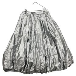 △△ BLACK COMME des GARCONS シルバー バルーンスカート AD2023 XS 1M-S010 Bランク